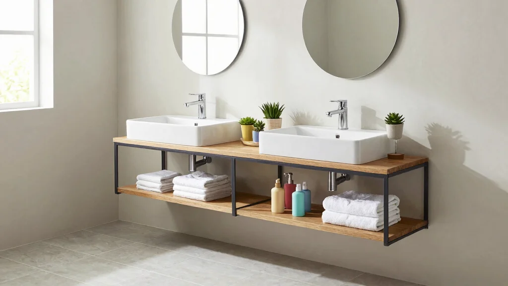 10 Bathroom Shelving Ideas That Make Small Bathrooms Look Organized