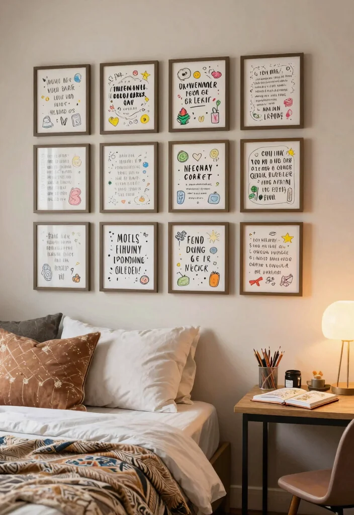 10 Bedroom Wall Poster Ideas That Feel Personal Not Messy 10. Personal Diary or Journal Pages 0