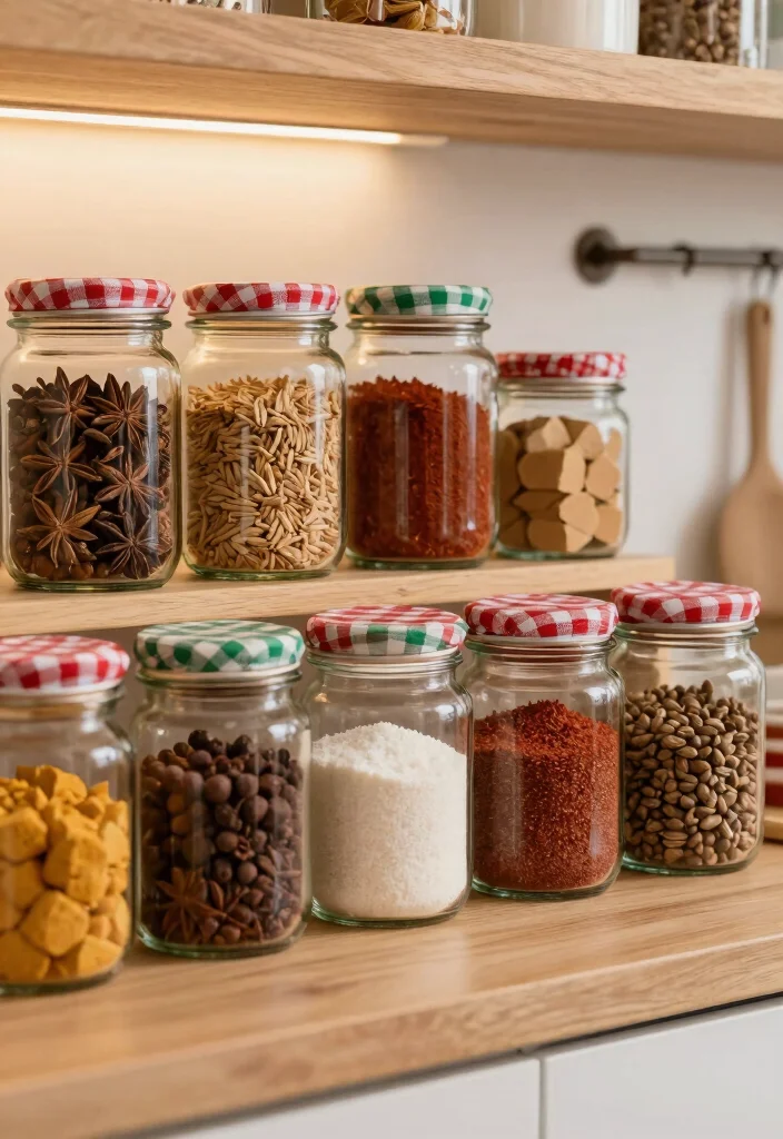 10 Christmas Kitchen Decor Ideas That Feel Cozy Not Cluttered 7. Festive Ingredient Displays 0