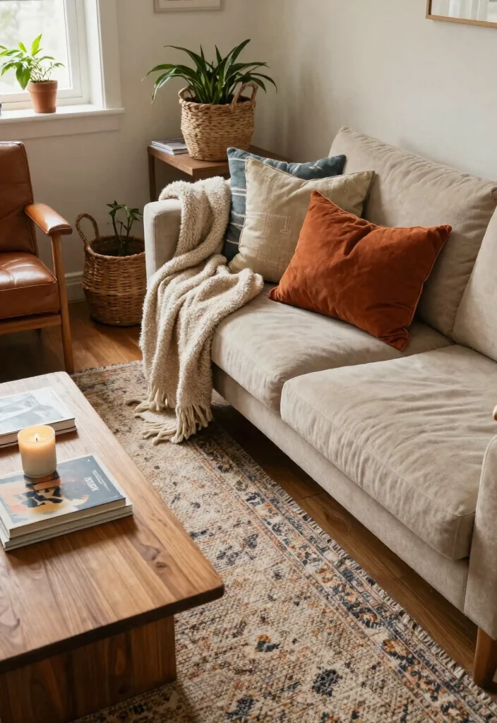 10 Cozy Small Living Room Ideas That Feel Inviting 1. Layered Textures for Comfort 0