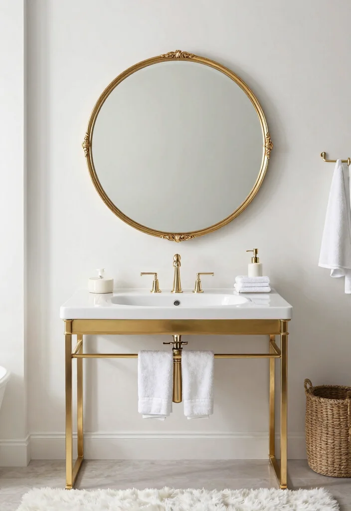 10 Girly Bathroom Ideas That Are Soft Stylish and Grown 5. Statement Mirrors 0