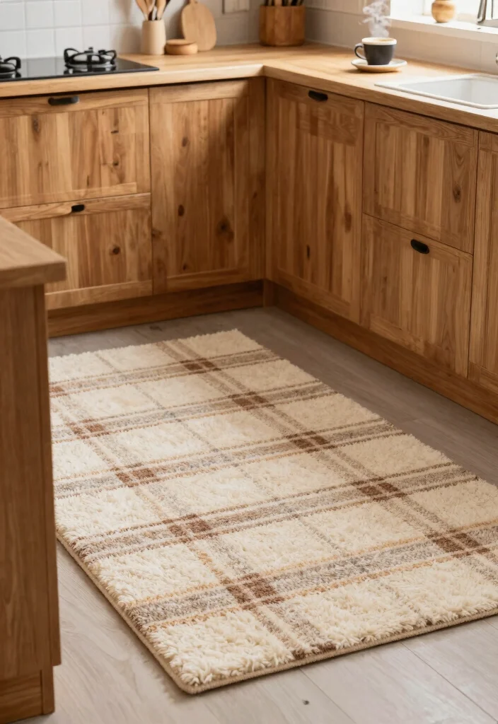 10 Kitchen Rug Ideas That Add Warmth and Color 5. The Comfort of Wool Rugs 0