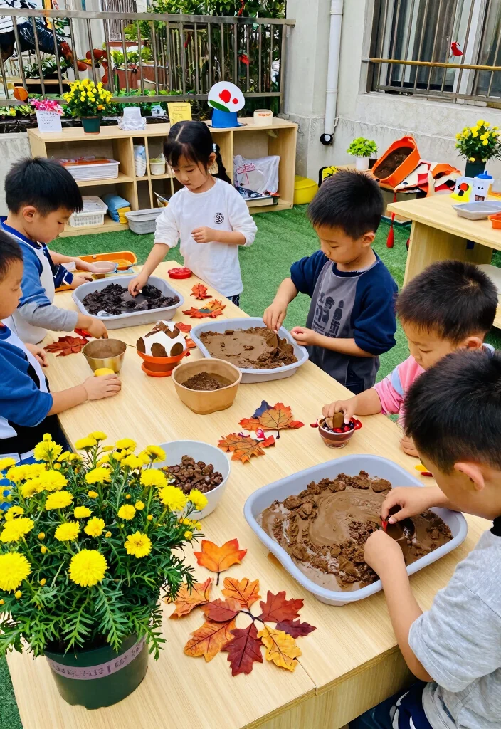 10 Mud Kitchen Ideas Kids Will Love 10. Seasonal Theme Mud Kitchen 0