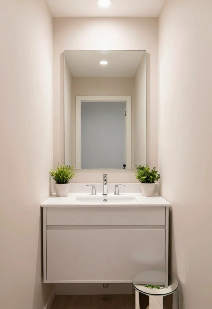 10 Narrow Bathroom Ideas That Visually Widen the Space 8. Add Mirrors Strategically 0