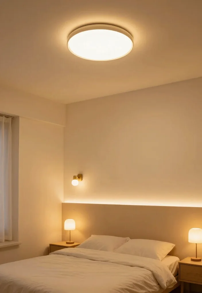 10 Small Bedroom Layout Ideas That Actually Feel Open 8. Layered Lighting 0