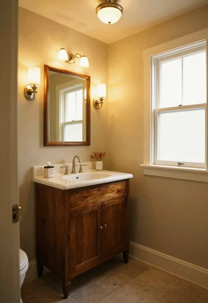 10 Small Guest Bathroom Ideas That Impress Without Renovating 7. Clever Use of Lighting 0