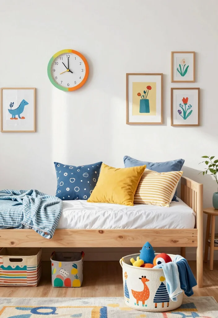 10 Small Kids Bedroom Ideas That Grow with Them 10. Adaptable Accessories 0
