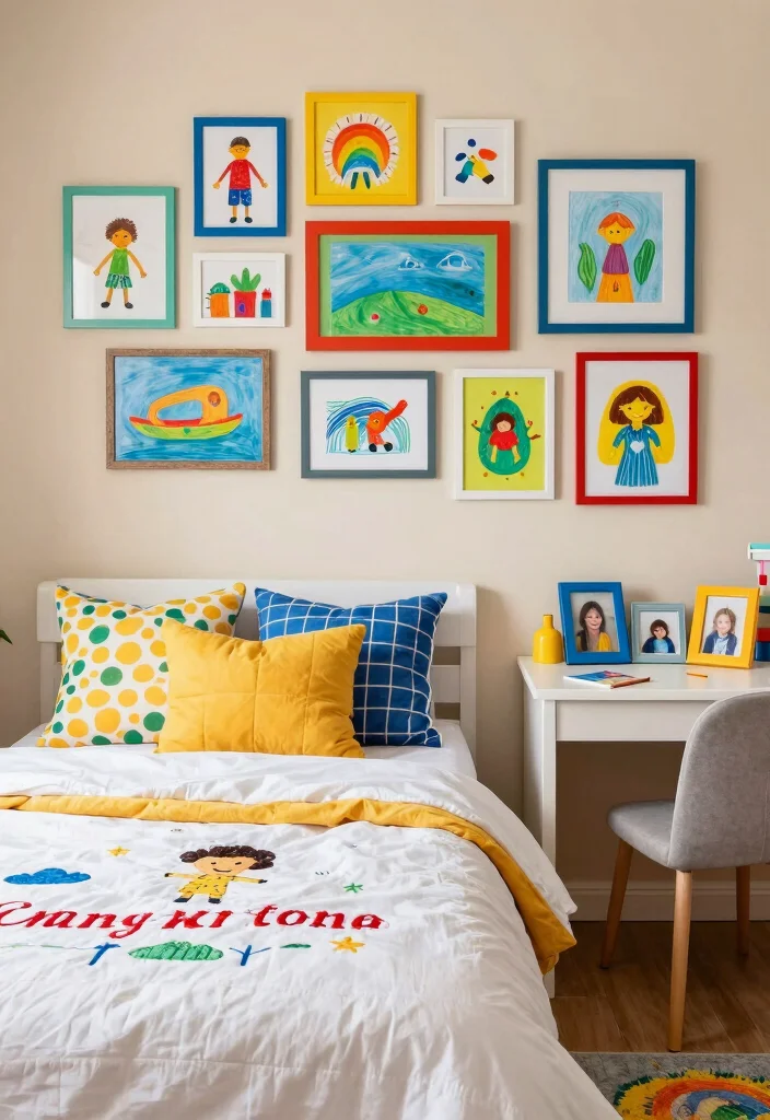 10 Small Kids Bedroom Ideas That Grow with Them 5. Personalized Decor Touches 0