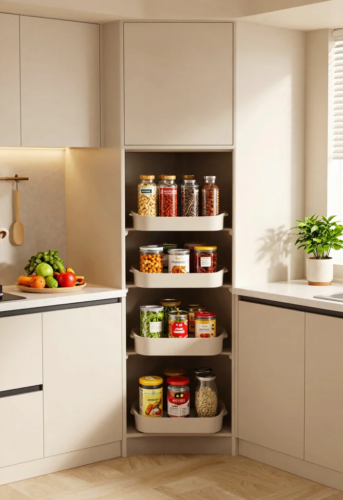 10 Small Kitchen Cabinet Ideas That Add Storage 3. Corner Cabinets with Lazy Susans 0