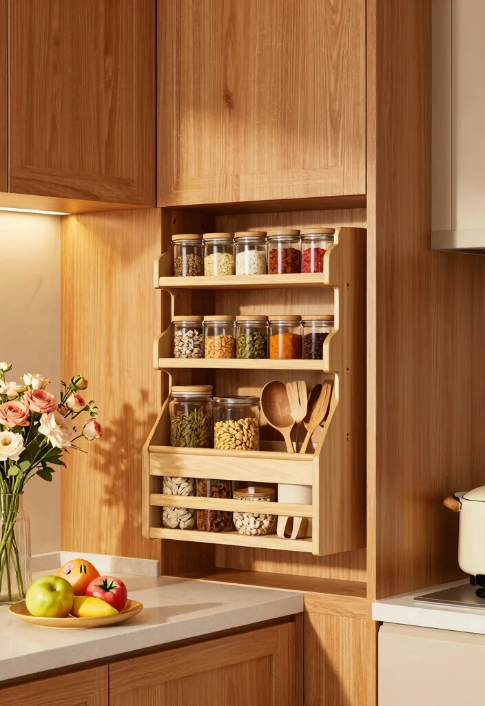 10 Small Kitchen Cabinet Ideas That Add Storage 4. Over the Door Organizers 0