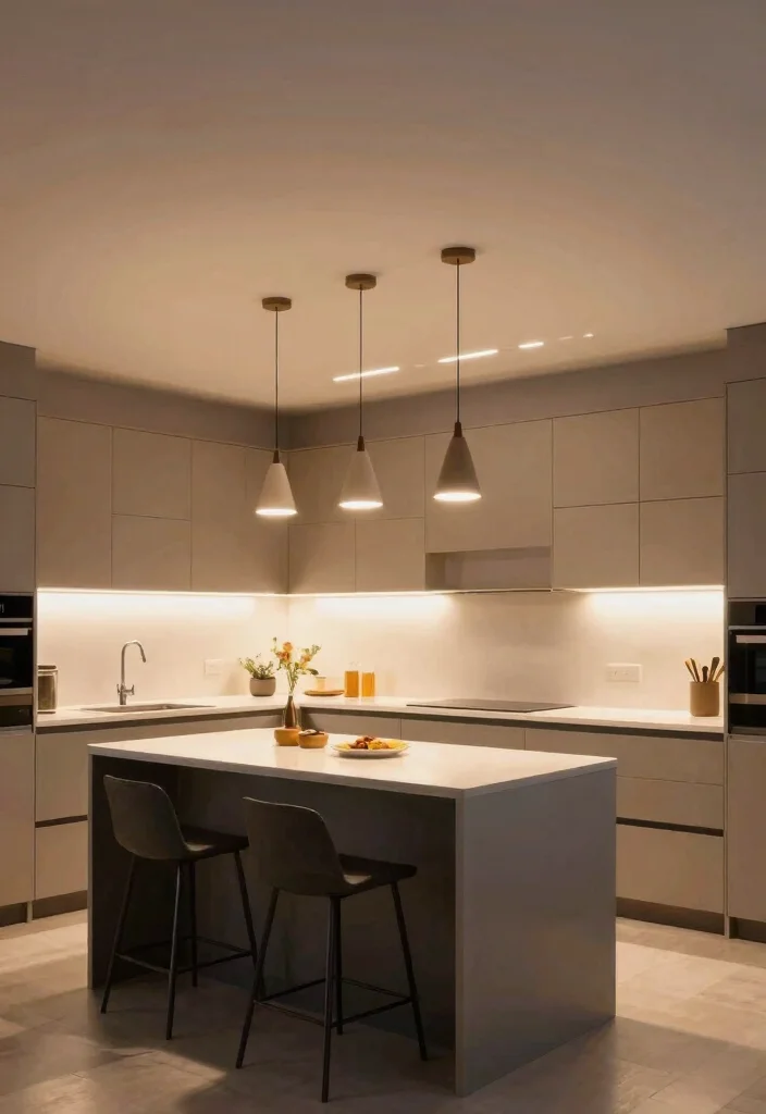 10 Small Kitchen Design Ideas That Use Space Wisely 59 10 Small Kitchen Design Ideas That Use Space Wisely 9. Layered Lighting 0