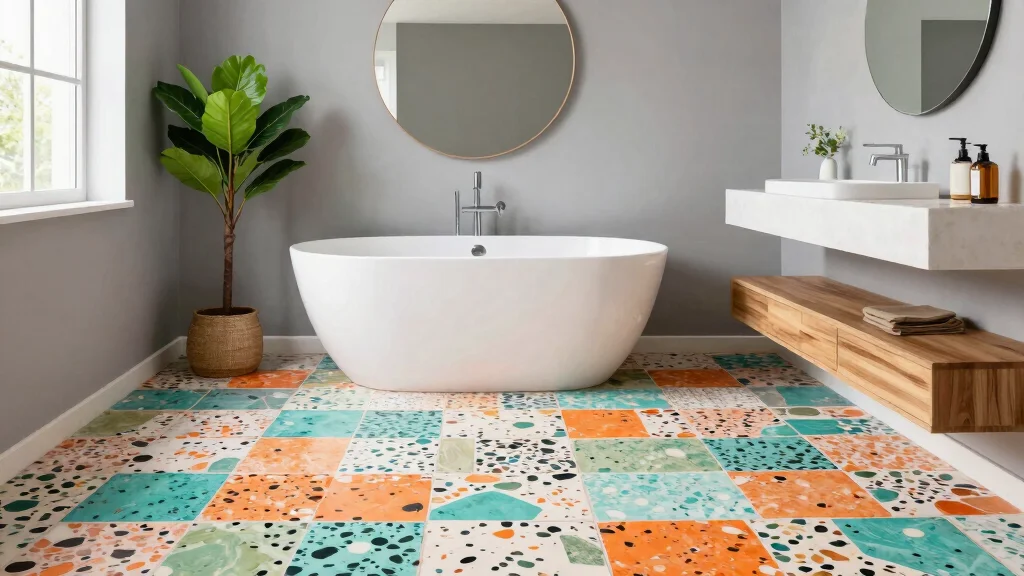 10 Terrazzo Tile Bathroom Ideas That Feel Playful and Modern