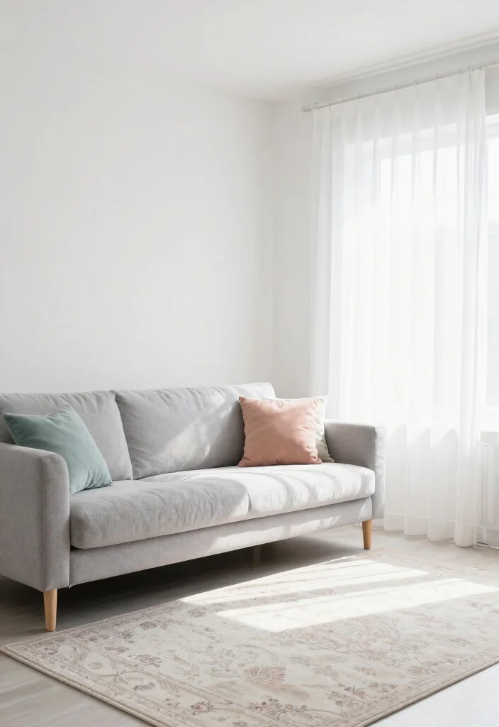 12 Apartment Living Room Ideas That Save Space 5. Use Light and Bright Colors to Open Up Space 0