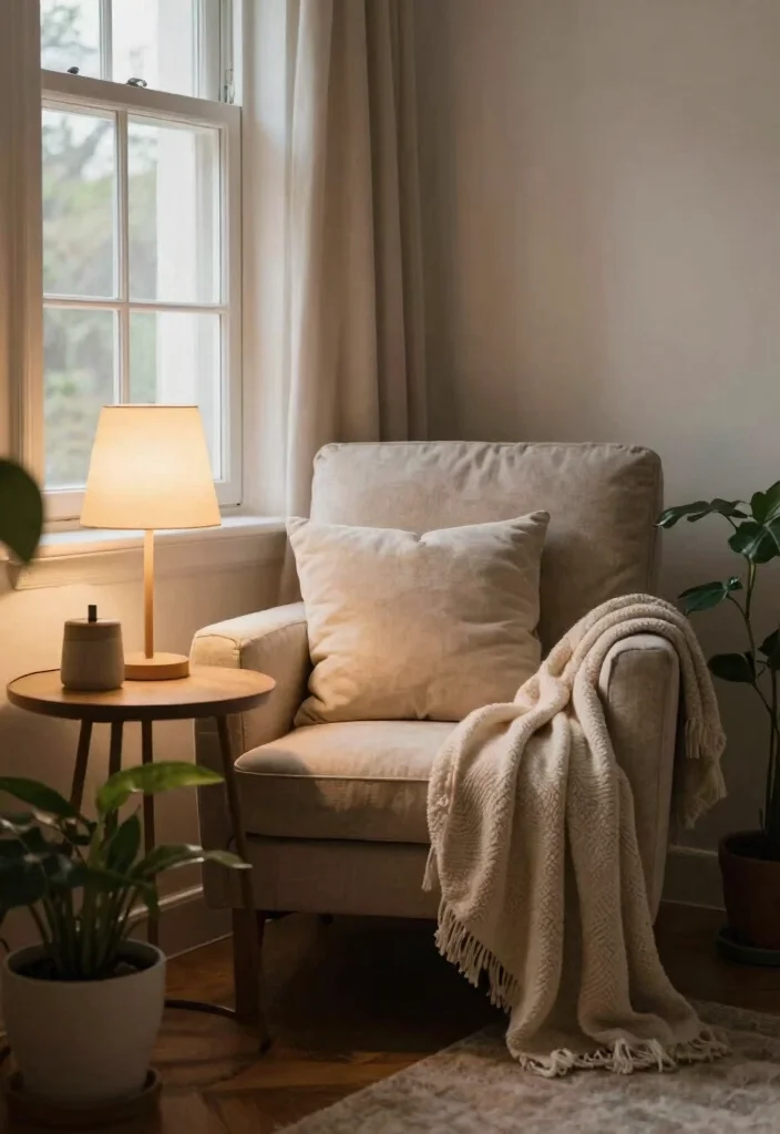 12 Apartment Living Room Ideas That Save Space 6. Incorporate Nooks for a Cozy Feel 0