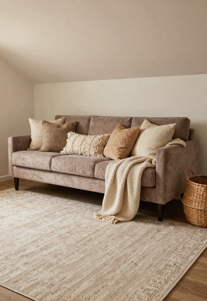 12 Basement Living Room Ideas That Feel Comfortable 5. Textured Layers 0