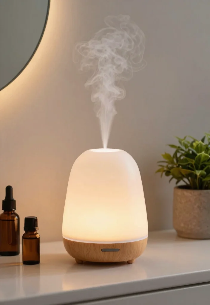 12 Bathroom Accessories Ideas That Make It Look Finished 12. Aromatherapy Diffuser 0