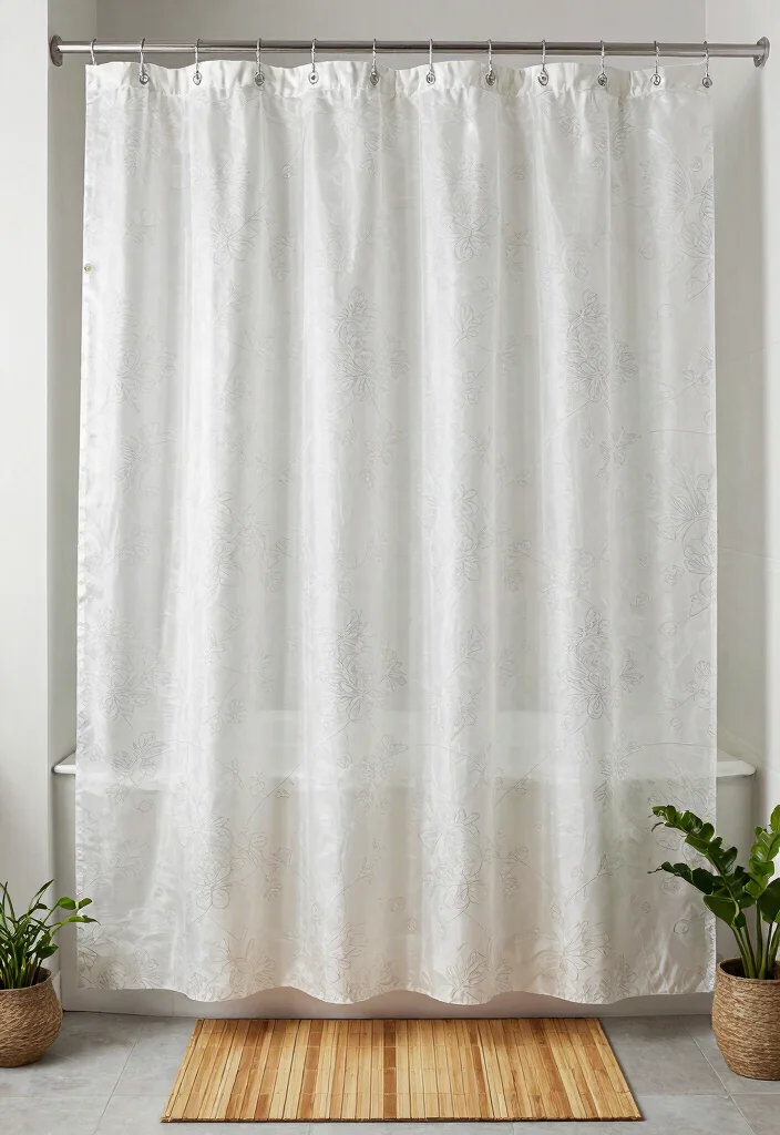 12 Bathroom Accessories Ideas That Make It Look Finished 4. Biodegradable Shower Curtain 0