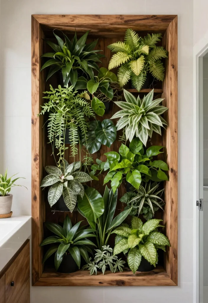 12 Bathroom Niche Ideas That Look Custom Built 30 12 Bathroom Niche Ideas That Look Custom Built 10. Vertical Garden Niche 0