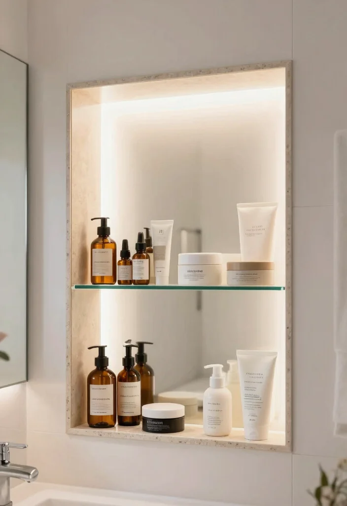 12 Bathroom Niche Ideas That Look Custom Built 52 12 Bathroom Niche Ideas That Look Custom Built 12. Custom Mirrored Niche 0