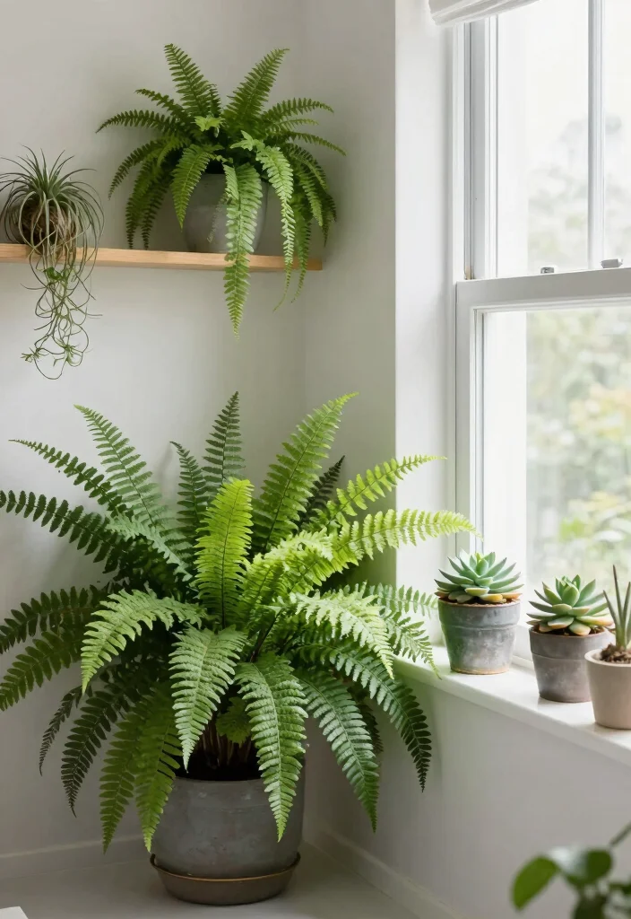 12 Beach Bathroom Ideas for a Fresh Coastal Mood 50 12 Beach Bathroom Ideas for a Fresh Coastal Mood 10. Plants and Greenery 0