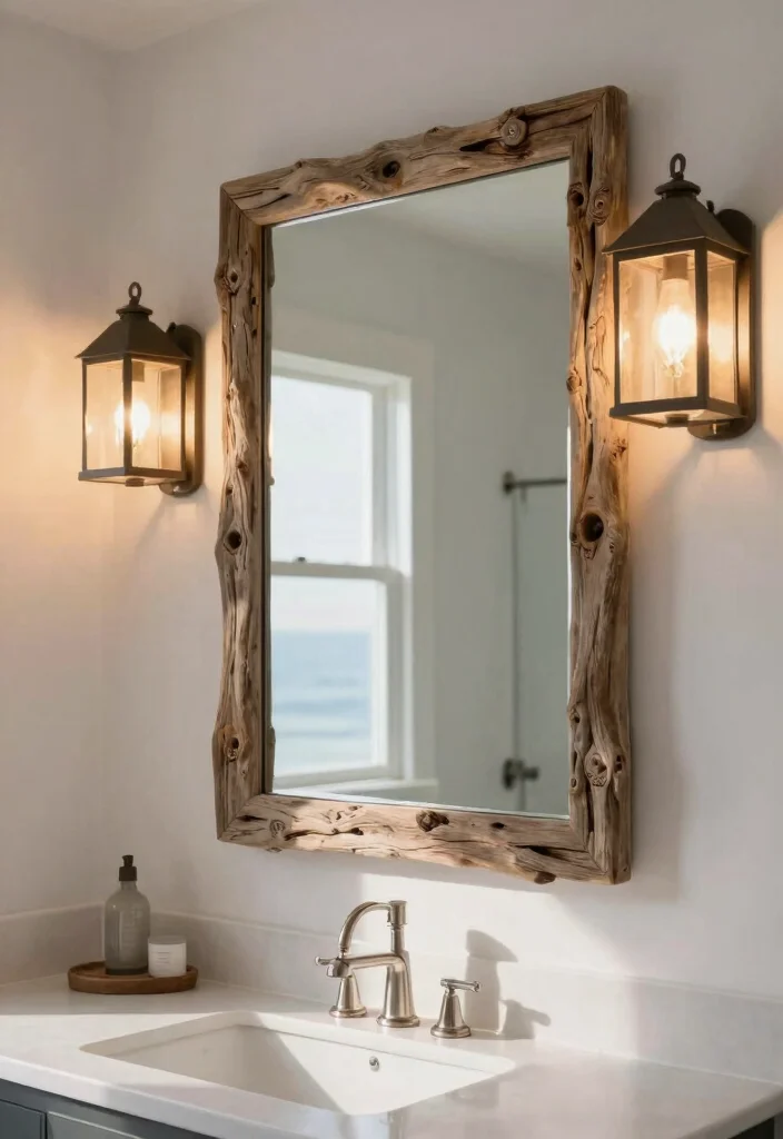 12 Beach Bathroom Ideas for a Fresh Coastal Mood 51 12 Beach Bathroom Ideas for a Fresh Coastal Mood 11. Light Fixtures and Mirrors 0