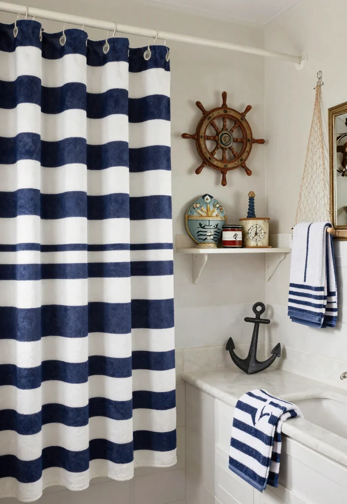 12 Beach Bathroom Ideas for a Fresh Coastal Mood 2 12 Beach Bathroom Ideas for a Fresh Coastal Mood 2. Nautical Bathroom Decor 0