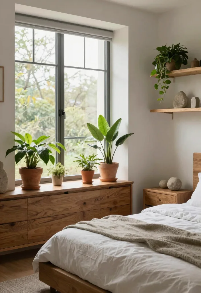 12 Bedroom Decor Ideas for Women That Feel Refined 10. Incorporate Natural Elements 0