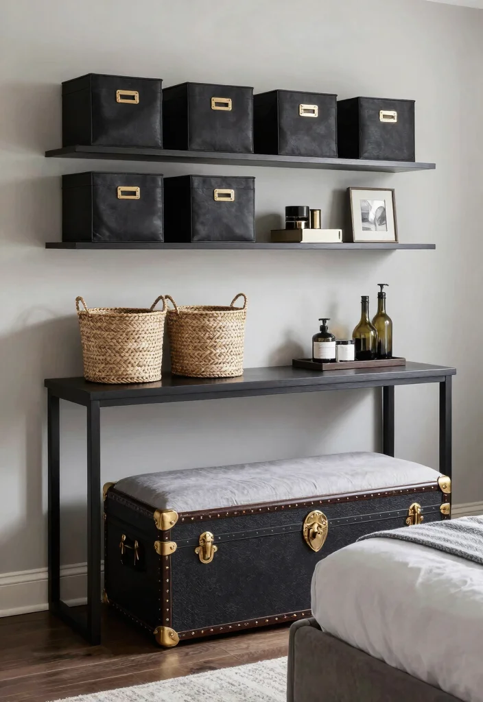 12 Bedroom Decor Ideas for Women That Feel Refined 11. Functional Yet Chic Storage 0