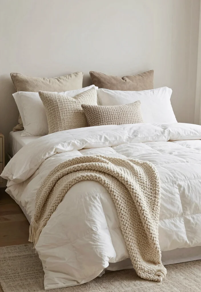 12 Bedroom Decor Ideas for Women That Feel Refined 12. Cozy Bedding Layers 0