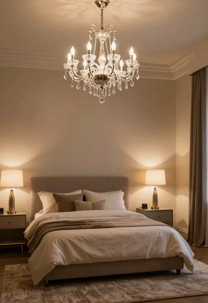 12 Bedroom Decor Ideas for Women That Feel Refined 4. Add Statement Lighting 0