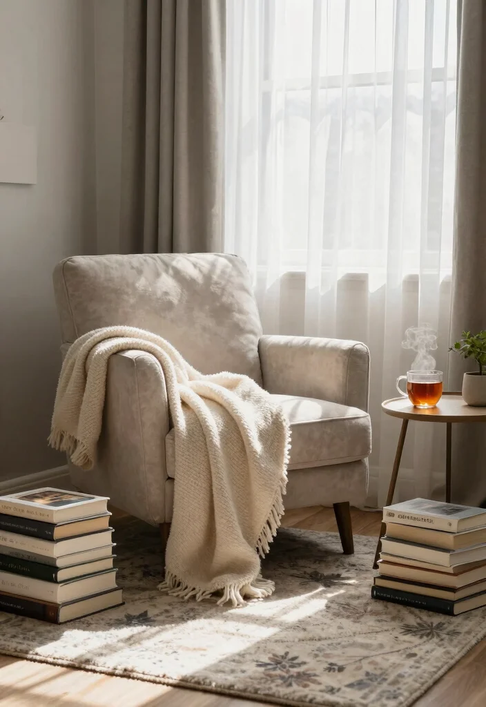 12 Bedroom Decor Ideas for Women That Feel Refined 7. Create a Cozy Reading Nook 0