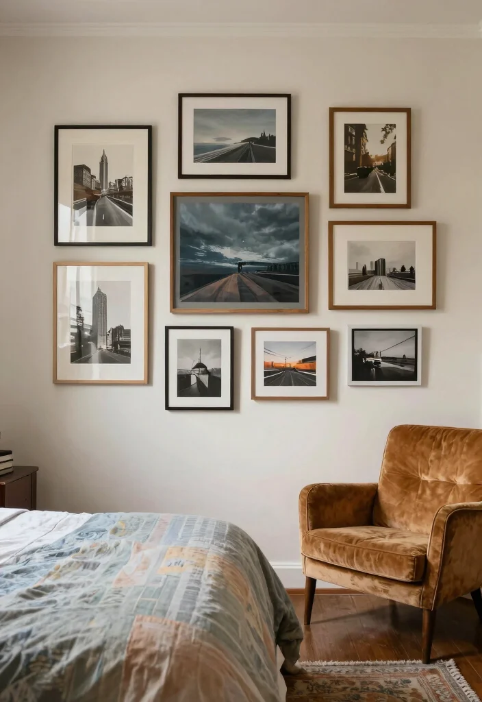 12 Bedroom Decor Ideas for Women That Feel Refined 8. Personalize with Art 0