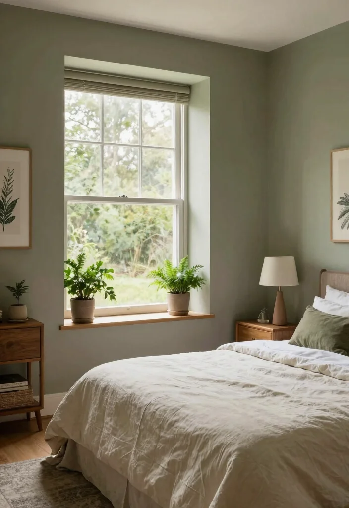 12 Bedroom Painting Ideas That Change the Mood Instantly 10. Nature Inspired Colors for Wellness 0