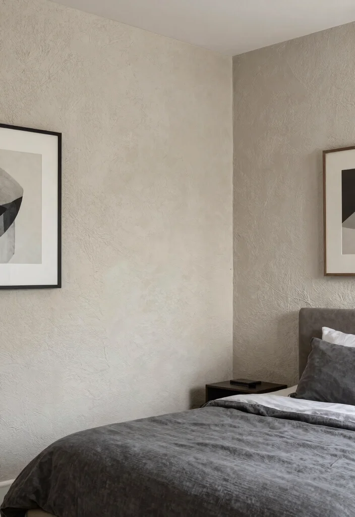 12 Bedroom Painting Ideas That Change the Mood Instantly 11. Textured Walls for Depth 0