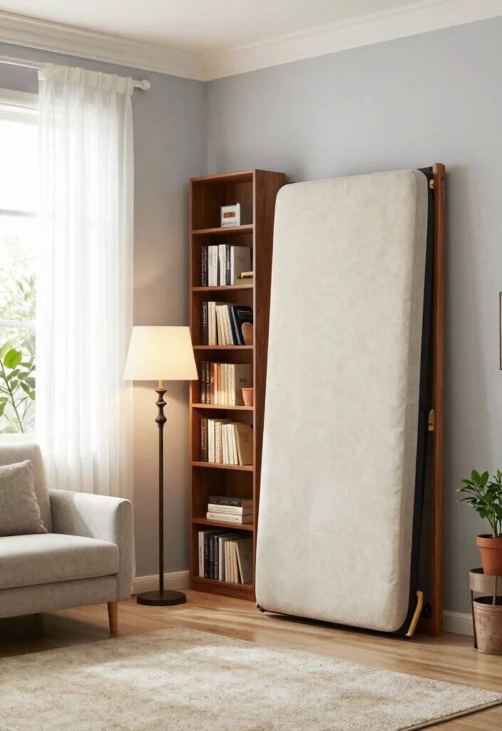 12 Bedroom Room Arrangement Ideas for Better Flow 1. Invest in a Murphy Bed 0