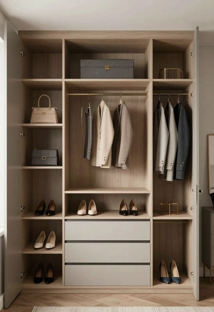 12 Bedroom Wardrobe Ideas That Hide Clutter Beautifully 10. Customized Wardrobe Solutions 0