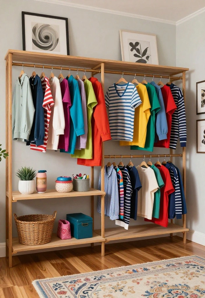 12 Bedroom Wardrobe Ideas That Hide Clutter Beautifully 2. Open Concept Wardrobe 0