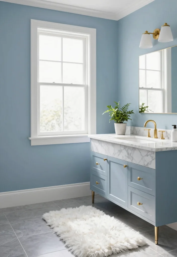 12 Big Bathroom Ideas That Feel Luxurious Not Empty 1. Soothing Color Palettes 0