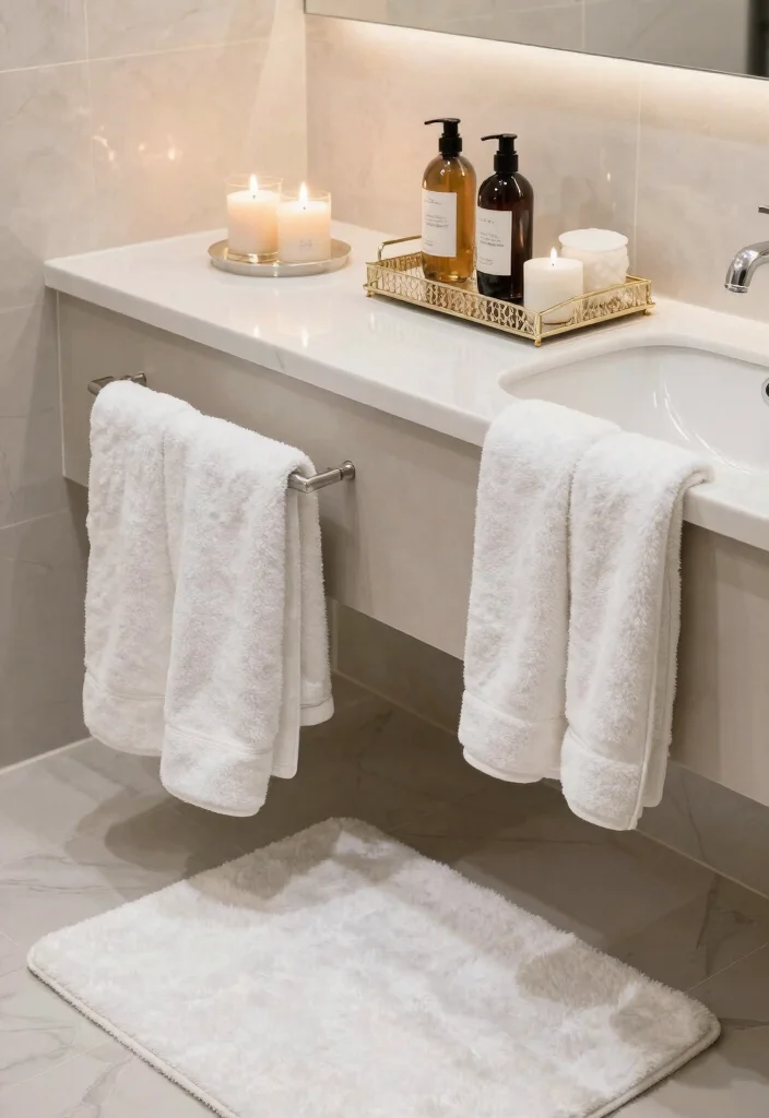 12 Big Bathroom Ideas That Feel Luxurious Not Empty 6. Luxury Accessories 0