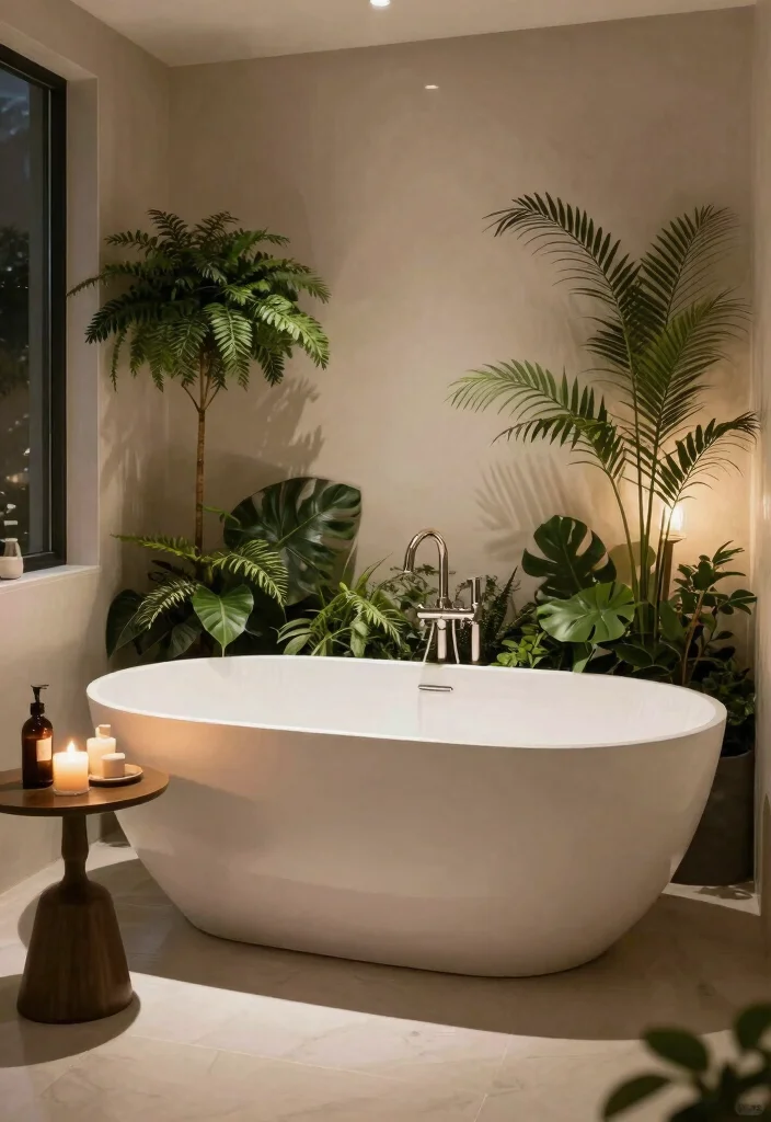 12 Big Bathroom Ideas That Feel Luxurious Not Empty 9. Statement Bathtubs 0