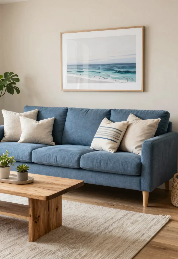 12 Blue Couch Living Room Ideas That Stand Out on Pinterest 1. Nautical Neutrals 0