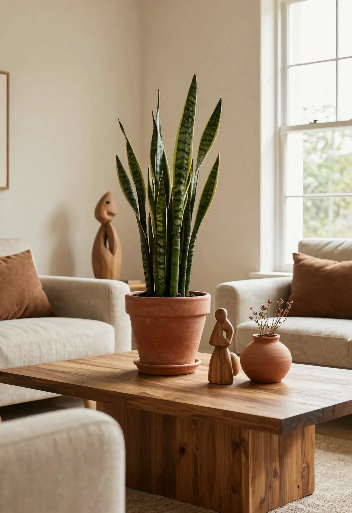 12 Brown and Beige Living Room Ideas That Feel Grounded 12 12 Brown and Beige Living Room Ideas That Feel Grounded 2. Earthy Accents 0