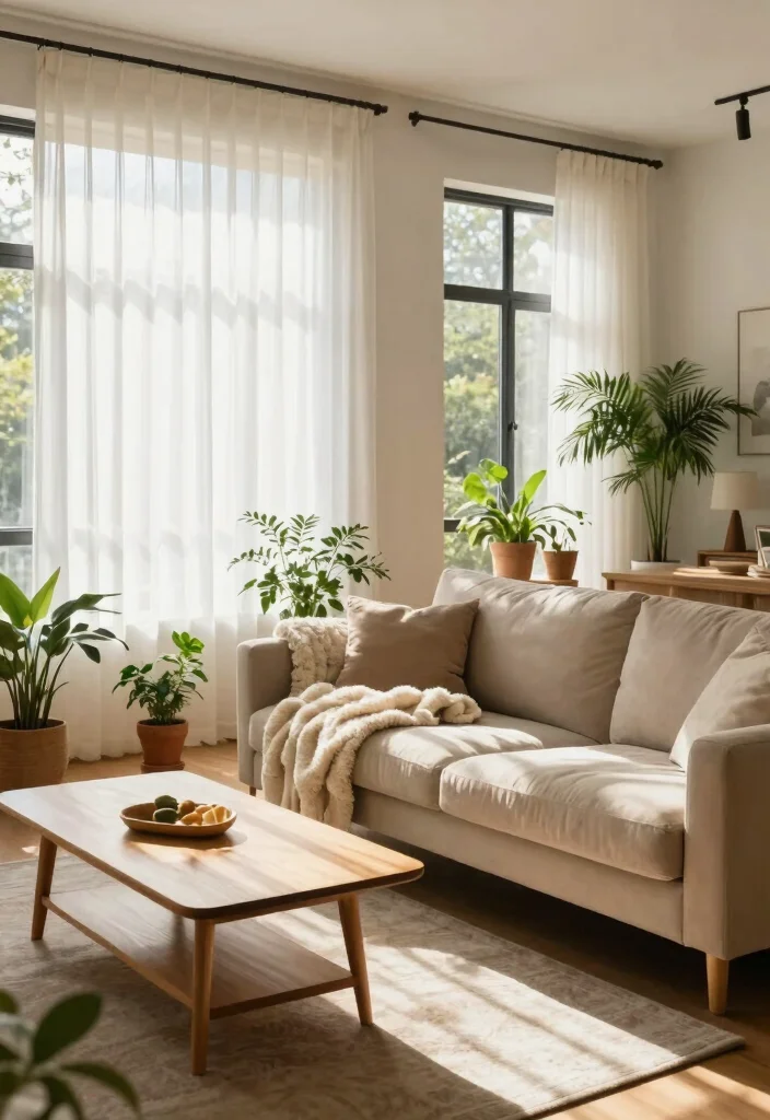 12 Brown and Beige Living Room Ideas That Feel Grounded 23 12 Brown and Beige Living Room Ideas That Feel Grounded 3. Natural Lighting 0