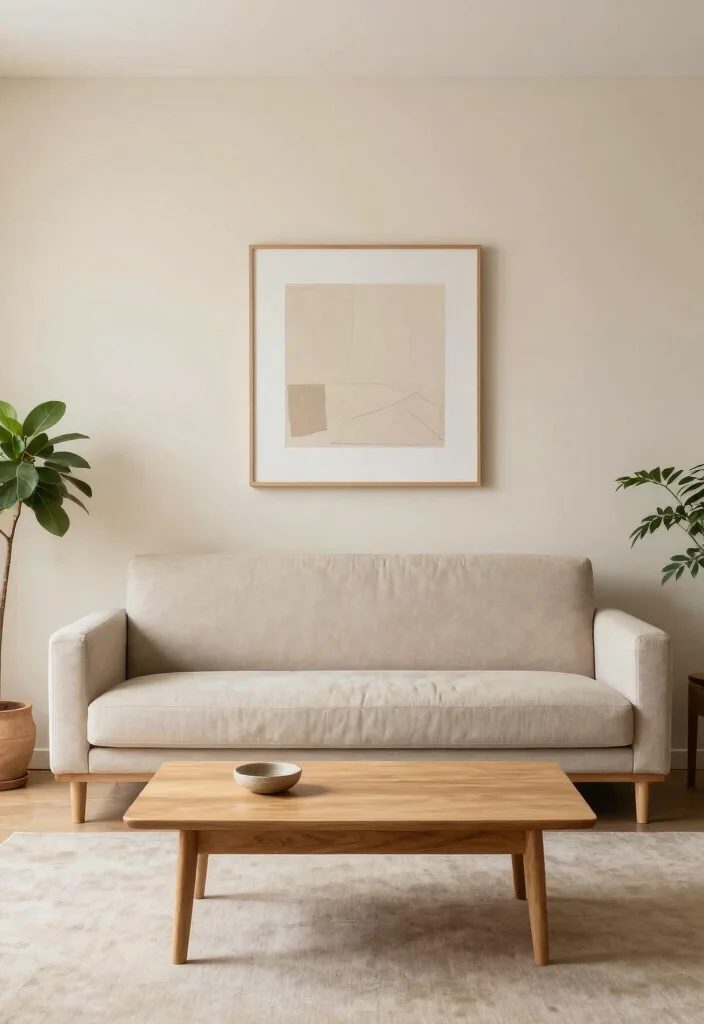 12 Brown and Beige Living Room Ideas That Feel Grounded 38 12 Brown and Beige Living Room Ideas That Feel Grounded 8. Minimalist Decor 0