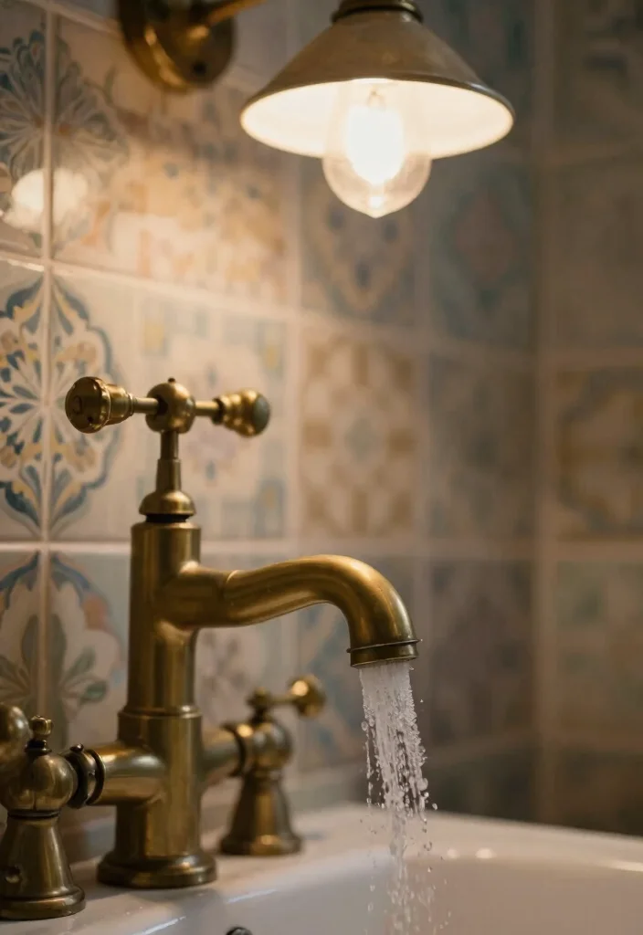 12 Cottage Bathroom Ideas That Feel Warm and Timeless 1 12 Cottage Bathroom Ideas That Feel Warm and Timeless 1. Embrace Vintage Fixtures 0