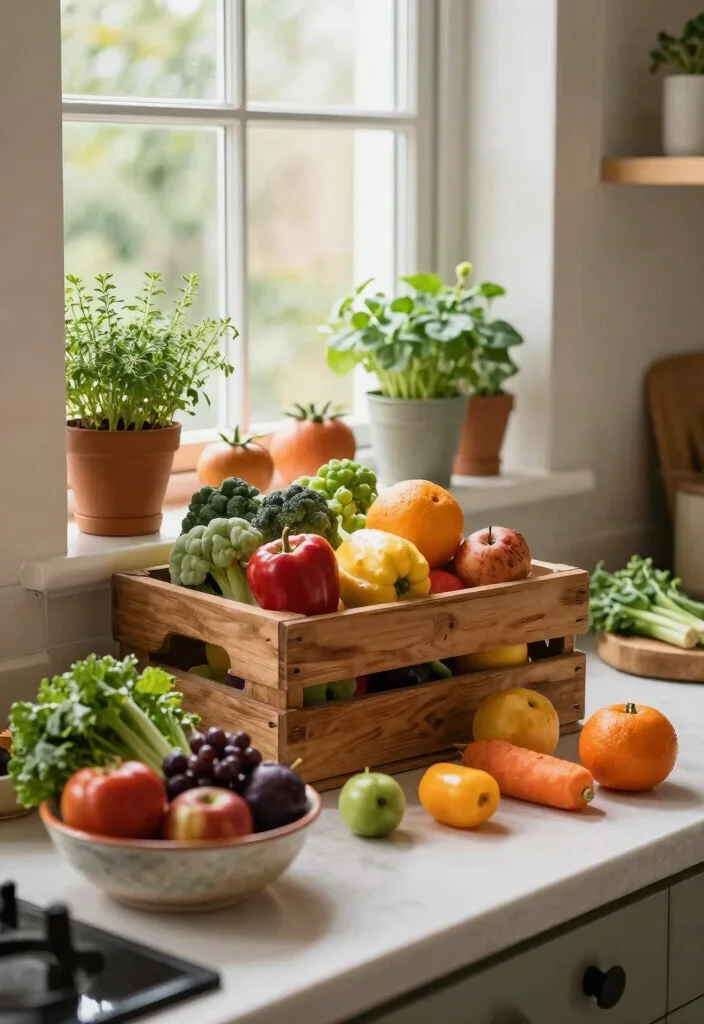 12 Cozy Kitchen Ideas That Feel Warm and Lived In 10. Display Fresh Ingredients 0