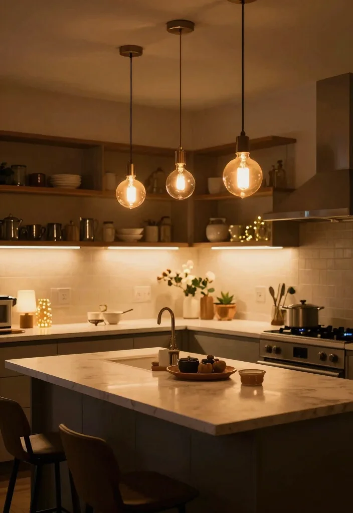 12 Cozy Kitchen Ideas That Feel Warm and Lived In 8. Implement Functional Lighting 0