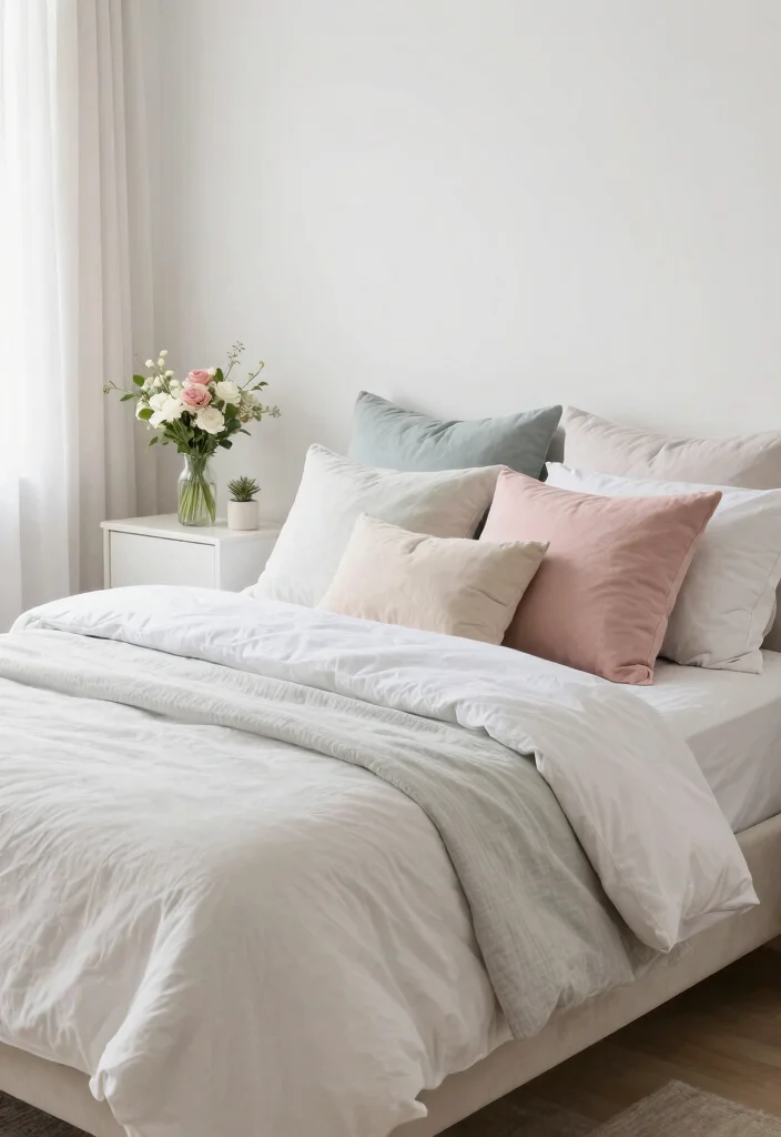 12 Cream Bedroom Ideas That Feel Soft and Inviting 11. Seasonal Swaps 0