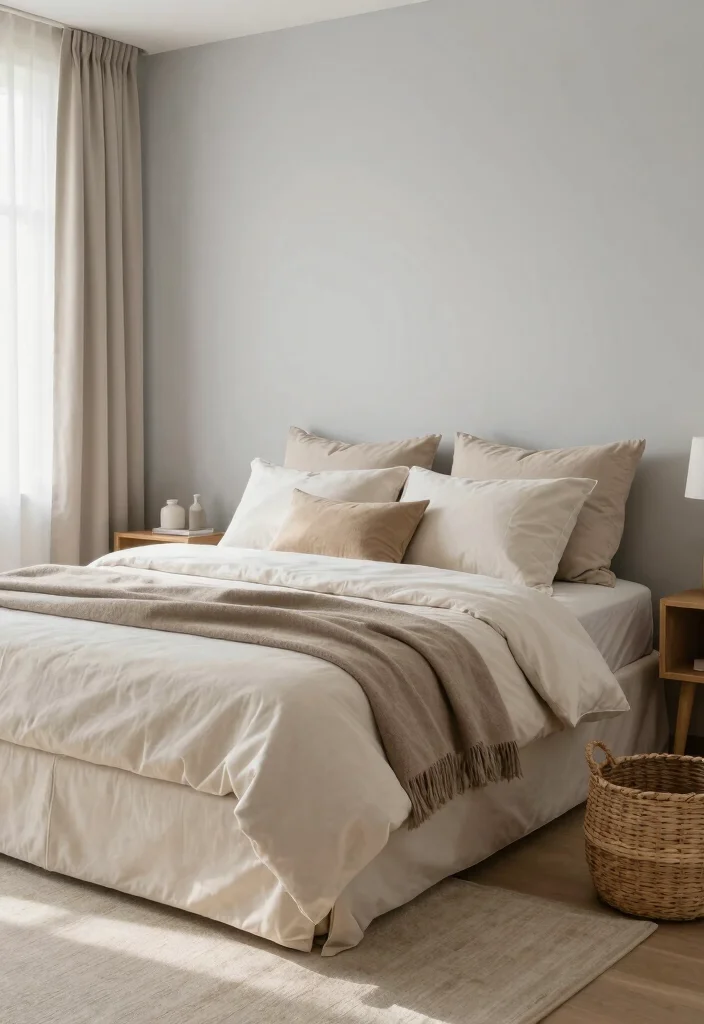 12 Cream Bedroom Ideas That Feel Soft and Inviting 5. Neutral Color Palettes 0