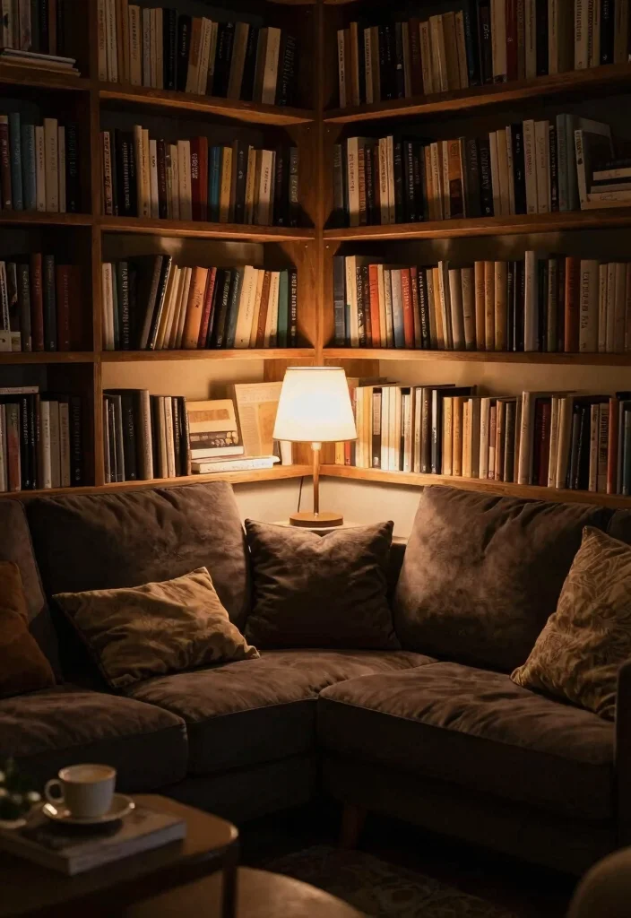 12 Dark Brown Couch Living Room Ideas That Feel Warm 52 12 Dark Brown Couch Living Room Ideas That Feel Warm 12. Cozy Nooks 0